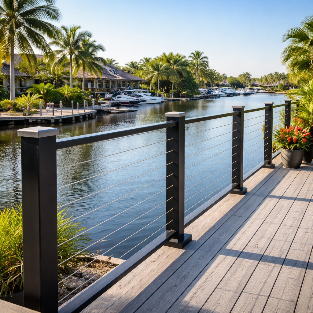 Deck Railing Contractor Cape Coral | All American Fence And Gate Inc