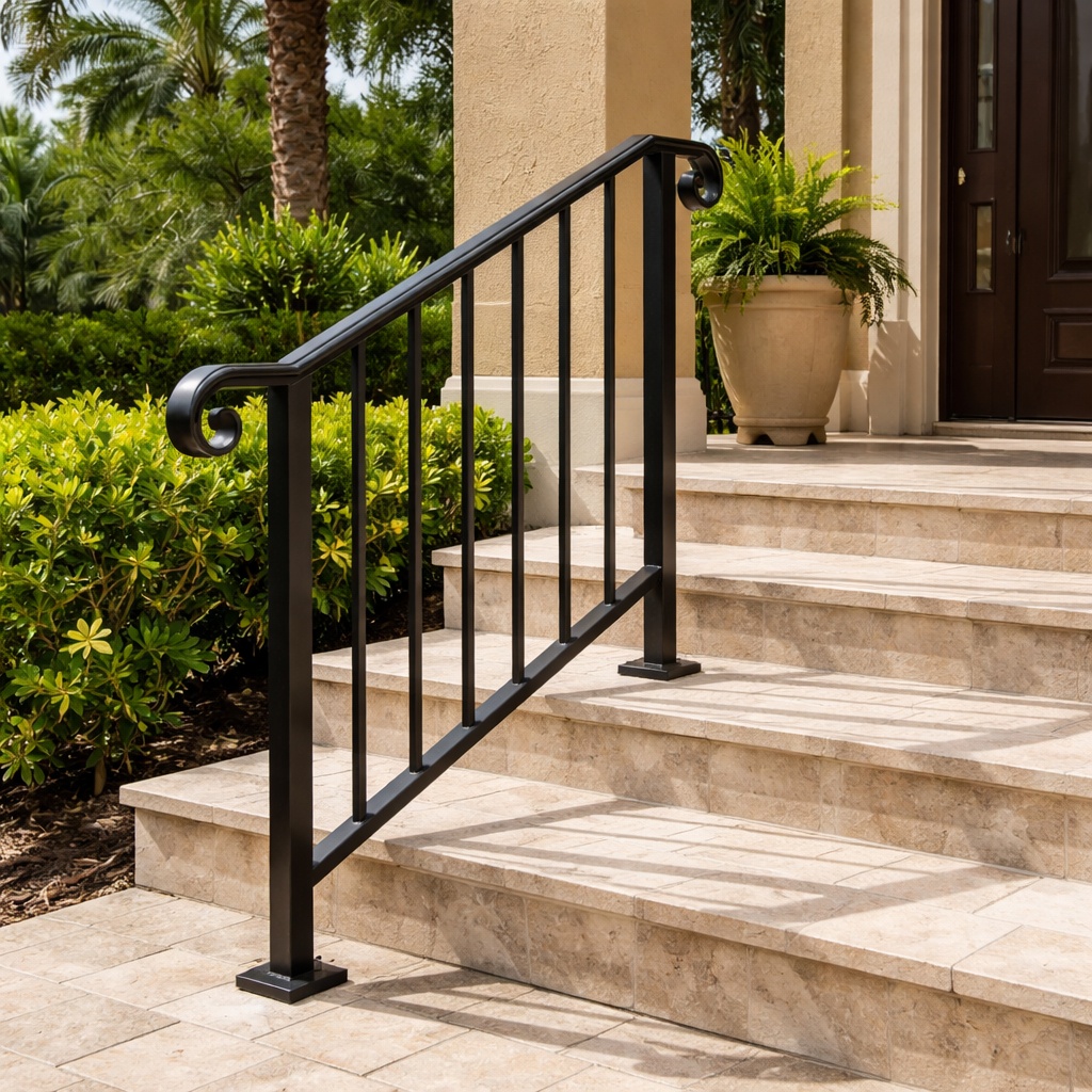 Hand Real Gate Handrail Installation Fort Myers | All American Fence And Gate Inc