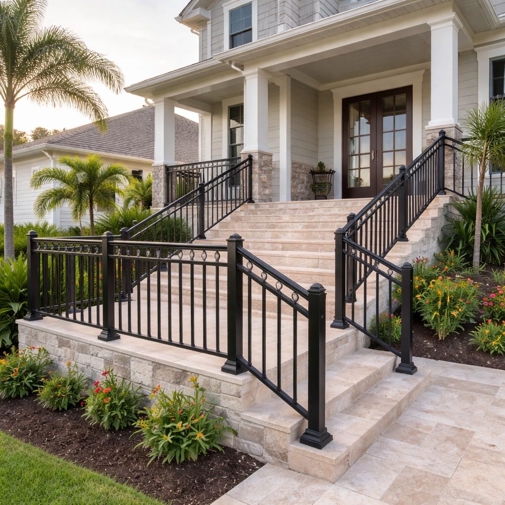 Metal Railing Contractor Metal Railing Contractor Fort Myers | All American Fence And Gate Inc